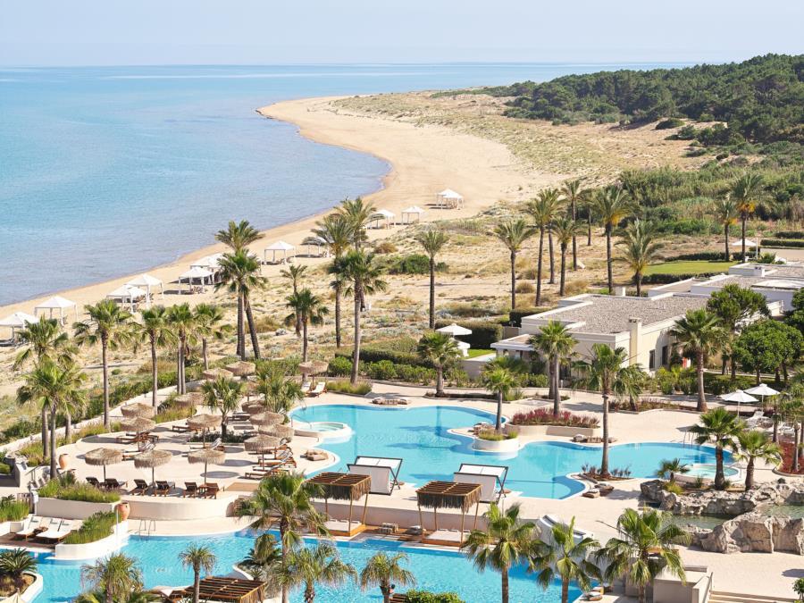 Grecotel Luxme Palms At Riviera Olympia & Aqua Park Loutra Kyllinis Luaran gambar