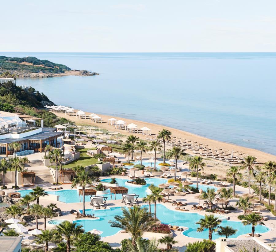 Grecotel Luxme Palms At Riviera Olympia & Aqua Park Loutra Kyllinis Luaran gambar