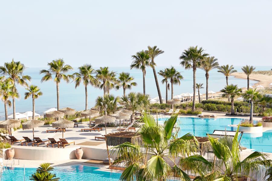 Grecotel Luxme Palms At Riviera Olympia & Aqua Park Loutra Kyllinis Luaran gambar